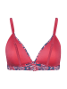 Skiny Bikini-Oberteil in Blau/ Pink