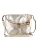 Lucca Baldi Leder-Umhängetasche "Cetona" in Gold - (B)24 x (H)18 x (T)4 cm