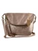 Lucca Baldi Leder-Umhängetasche "Cetona" in Hellbraun - (B)24 x (H)18 x (T)4 cm