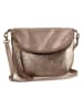 Lucca Baldi Leder-Umhängetasche "Cetona" in Hellbraun - (B)24 x (H)18 x (T)4 cm