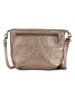 Lucca Baldi Leder-Umhängetasche "Cetona" in Hellbraun - (B)24 x (H)18 x (T)4 cm