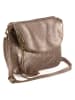 Lucca Baldi Leder-Umhängetasche "Cetona" in Hellbraun - (B)24 x (H)18 x (T)4 cm
