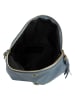 Lucca Baldi Leder-Umhängetasche "Cetona" in Hellblau - (B)24 x (H)18 x (T)4 cm