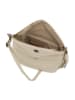 Lucca Baldi Leder-Umhängetasche "Cetona" in Creme - (B)24 x (H)18 x (T)4 cm