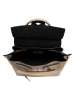 Lucca Baldi Leren handtas "Pomarance" beige - (B)40 x (H)40 x (D)14 cm