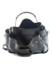 Lucca Baldi Leren handtas "Vinci" zwart - (B)33 x (H)28 x (D)13 cm