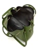 Lucca Baldi Leder-Henkeltasche "Vinci" in Grün - (B)33 x (H)28 x (T)13 cm