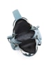 Lucca Baldi Leren handtas "Vinci" lichtblauw - (B)33 x (H)28 x (D)13 cm