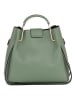 Lucca Baldi Leder-Henkeltasche "Vinci" in Grün - (B)33 x (H)28 x (T)13 cm