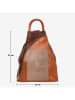 Lucca Baldi Rucksack "Novara" in Hellbraun - (B)29 x (H)34 x (T)13 cm