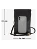 Lucca Baldi Leren smartphonetas "Orvieto" zwart - (B)14 x (H)21 x (D)1 cm