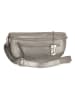 Lucca Baldi Leder-Brustbeutel "Burano" in Silber - (B)30 x (H)19 x (T)2 cm