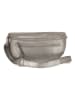 Lucca Baldi Leder-Brustbeutel "Burano" in Silber - (B)30 x (H)19 x (T)2 cm