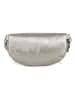 Lucca Baldi Leder-Brustbeutel "Burano" in Silber - (B)30 x (H)19 x (T)2 cm