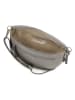 Lucca Baldi Leder-Brustbeutel "Burano" in Silber - (B)30 x (H)19 x (T)2 cm