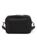 Lucca Baldi Leder-Umhängetasche "Feltre" in Schwarz - (B)19 x (H)15 x (T)7 cm