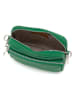 Lucca Baldi Leder-Umhängetasche "Feltre" in Grün - (B)19 x (H)15 x (T)7 cm