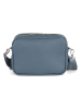 Lucca Baldi Leder-Umhängetasche "Feltre" in Blau - (B)19 x (H)15 x (T)7 cm
