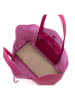 Lucca Baldi Leren schoudertas "Spoleto" roze - (B)34 x (H)28 x (D)14 cm