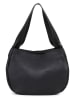 Lucca Baldi Leren schoudertas "Terni" zwart - (B)34 x (H)25 x (D)13 cm