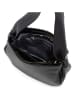 Lucca Baldi Leren schoudertas "Terni" zwart - (B)34 x (H)25 x (D)13 cm
