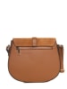 Lia Biassoni Leder-Umhängetasche "Adda" in Hellbraun - (B)23 x (H)20 x (T)6 cm