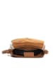 Lia Biassoni Leder-Umhängetasche "Adda" in Hellbraun - (B)23 x (H)20 x (T)6 cm