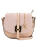 Lia Biassoni Leren schoudertas "Adda" beige - (B)23 x (H)20 x (D)6 cm