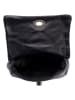 Lia Biassoni Leren handtas "Salto" zwart - (B)30 x (H)17 x (D)8 cm