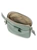 Lia Biassoni Leren smartphonetas "Paglia" groen - (B)15 x (H)20 x (D)1 cm