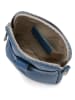 Lia Biassoni Leder-Handytasche "Paglia" in Blau - (B)15 x (H)20 x (T)1 cm