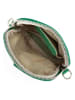 Lia Biassoni Leder-Handytasche "Paglia" in Grün - (B)15 x (H)20 x (T)1 cm