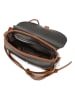 Lia Biassoni Leren schoudertas "Neva" zwart - (B)20 x (H)16 x (D)6 cm