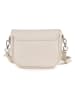 Lia Biassoni Leder-Umhängetasche "Neva" in Creme - (B)20 x (H)16 x (T)6 cm