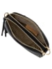 Lia Biassoni Leder-Umhängetasche "Flumendosa" in Schwarz - (B)23 x (H)17 x (T)7 cm