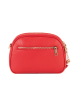 Lia Biassoni Leder-Umhängetasche "Flumendosa" in Rot - (B)23 x (H)17 x (T)7 cm