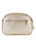 Lia Biassoni Leder-Umhängetasche "Flumendosa" in Gold - (B)23 x (H)17 x (T)7 cm
