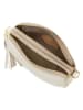 Lia Biassoni Leder-Umhängetasche "Flumendosa" in Gold - (B)23 x (H)17 x (T)7 cm