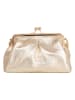 Lia Biassoni Leder-Clutch "Ciane" in Gold - (B)24 x (H)16 x (T)8 cm