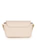 Lia Biassoni Leder-Umhängetasche "Tagliamento" in Beige - (B)22 x (H)15 x (T)6 cm