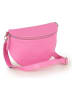 Lia Biassoni Leder-Brustbeutel "Scaffaiolo" in Pink - (B)31 x (H)20 x (T)1 cm