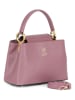 Lia Biassoni Leder-Henkeltasche "Giacopiane" in Rosa - (B)19 x (H)18 x (T)9,5 cm