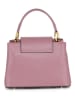 Lia Biassoni Leder-Henkeltasche "Giacopiane" in Rosa - (B)19 x (H)18 x (T)9,5 cm