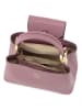Lia Biassoni Leder-Henkeltasche "Giacopiane" in Rosa - (B)19 x (H)18 x (T)9,5 cm