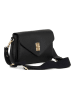 Lia Biassoni Leren schoudertas "Bordaglia" zwart - (B)22 x (H)16 x (D)7 cm
