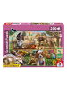 Schmidt Spiele 200tlg. Puzzle "Gartenpicknick für Hund und Katze" - ab 8 Jahren