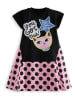 Denokids Jurk zwart/lichtroze