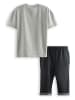 Denokids 2-delige outfit grijs/zwart