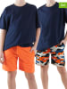 Denokids 2-delige set: shorts oranje