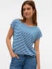 Vero Moda Koszulka w kolorze niebiesko-białym